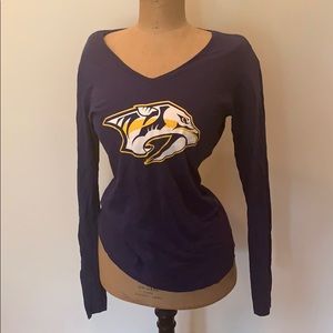 Nashville predators women’s NHL slim fit tee